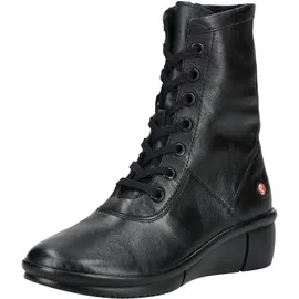 Softinos Stiefelette Leder | Schwarz 40