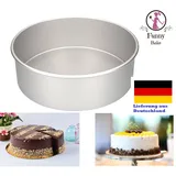 Cake Masters Backform extra hoch 30 cm x 10cm Baking Pan Springform Kuchenform Alu Rundform