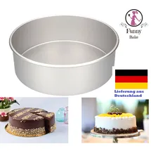 Cake Masters Backform extra hoch 30 cm x 10cm Baking Pan Springform Kuchenform Alu Rundform
