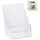 Relaxdays 2 x Prospekthalter A4 / DIN 3 Etagen transparent
