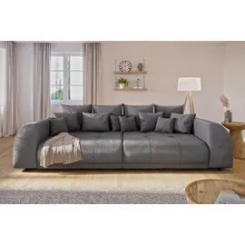 s-style möbel BIGSOFA Levana 5 Sitzer Grau Cord-Stoff