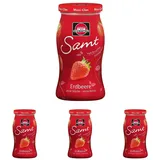 Schwartau Samt Erdbeere, Fruchtaufstrich ohne Stücke & ohne Kerne, 270g (Packung mit 4)
