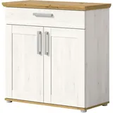 inn.furn Schuhschrank weiß Lärche 95 cm