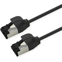 Roline U/FTP Patchkabel CAT 8.1 0.15m schwarz,