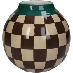 Vase "Checker" Dolomite Multi