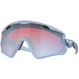 OAKLEY Wind Jacket 2.0 Sonnenbrille - Matte Trans Stonewash - Prizm Snow Sapphire/CAT3