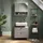 Vicco Waschbeckenunterschrank Eliza Grau 70 x 63 cm mit 2 Schubladen