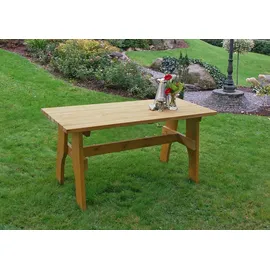 FRG Freital Gartentisch 150 x 70 x 74 cm Braun/Bronze