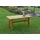 FRG Freital Gartentisch 150 x 70 x 74 cm Braun/Bronze