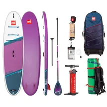 Red Paddle Co SUP Board Set Ride 320 x 81 x 15 cm lila