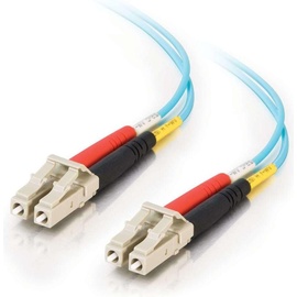 C2G LC-LC 10Gb 50/125 OM3 Duplex Multimode Fiber Optic Cable (LSZH) 2 m), Netzwerkkabel
