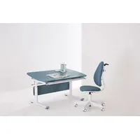 Paidi Kinderschreibtisch DIEGO CURVED 120 x 70 x 79 cm Holz blau