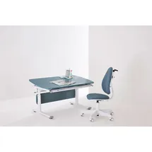 Paidi Kinderschreibtisch DIEGO CURVED 120 x 70 x 79 cm Holz blau
