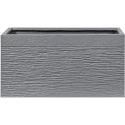 Blumentopf grau rechteckig 60 x 29 x 30 cm MYRA