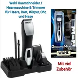 Wahl Profi Bartschneider Haarschneider und Trimmer Nase Ohren Körper viel Zubeh.