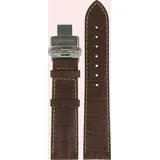 Certina - Leder Ds Podium Gent Standard Lederband Braun 20/18mm C600014942 - alligator-prägung,braun,kalb