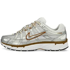Nike P-6000 Damen White/Metallic Silver/Light British Tan 38