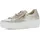 Gabor Damen Plateau-Sneaker Beige/Gold 40