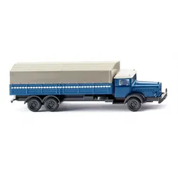 Wiking MB L 10000, LKW-/Anhänger-Modell, Vormontiert, 1:160, Pritschen-Lkw, Beid