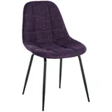 furnicato Esszimmerstuhl Polsterstuhl Tom 80x46x50 cm lila (1 St) lila