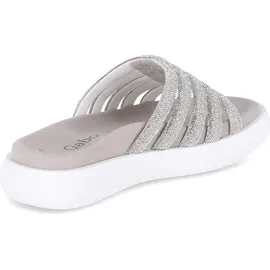 Gabor Damen, Pantolette in gold/silber/bronce, Gr. 41 - Grau