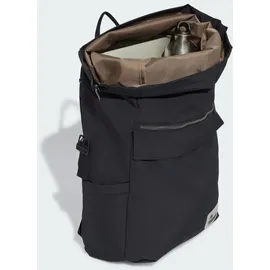 adidas CITY TECH ROLLTOP Rucksack Schwarz