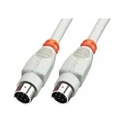 Lindy Anschlusskabel Mac Drucker 8 polig Mini-DIN Stecker/Stecker, 2m - Druckerk