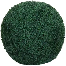 Mendler Künstlicher Busch HWC-O96, Buchskugel Dekopflanze Buchsbaumkugel Kunstpflanze Buxus, Outdoor, Polyethylen Ø 53cm