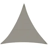 casa pura Wasserabweisendes Sonnensegel dreieckig 300 x 300 x 300 cm Grau