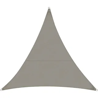 casa pura Wasserabweisendes Sonnensegel dreieckig 300 x 300 x 300 cm Grau