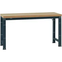 Manuflex Werkbank Holz 120 cm Anthrazit