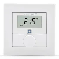 eQ-3 Homematic IP Wandthermostat mit Luftfeuchtigkeitssensor Weiß