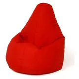 go gift Sitzsack, Rot, 130 x 90 cm, Birne