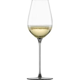 Eisch Champagnerglas EISCH "INSPIRE SENSISPLUS" Trinkgefäße Gr. Ø 7,9 cm x 24,2 cm, 400 ml, 2 tlg., grau Kristallgläser