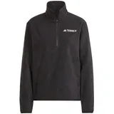 adidas Multi Essentials Fleece Mit Halbem Reißverschluss - Black - M