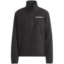 adidas Multi Essentials Fleece Mit Halbem Reißverschluss - Black - M