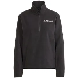 adidas Multi Essentials Fleece Mit Halbem Reißverschluss - Black - M