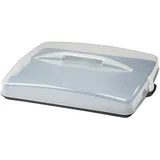 xavax Kuchen-Transportbox Blechkuchen-Transportbox, Kuchentransportbox, Grau
