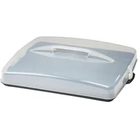 xavax Kuchen-Transportbox Blechkuchen-Transportbox, Kuchentransportbox, Grau
