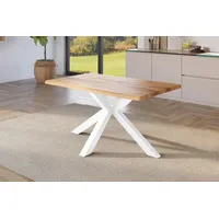 Sam möbel gmbh Esstisch Baumkante Holz-Optik Wildeiche 160 x