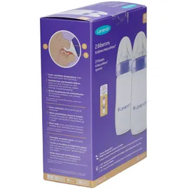 Lansinoh Babyflaschen mit NaturalWave Sauger Gr. M, 240 ml 2 St.
