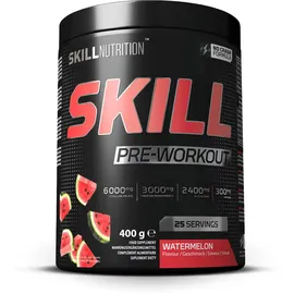 skill nutrition Pre-Workout Wassermelone Pulver 400 g