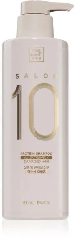 mise en scene Salon 10 Protein Shampoo For Extremely Damaged Hair Protein-Shampoo Für extrem strapaziertes Haar 500 ml