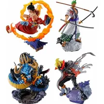 Megahouse One Piece Petitrama PVC Mini-Statue Logbox Re Birth Wano Kuni Vol. 1 Set 9 cm
