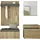 Home Affaire GIRON/CiTY Schuhbank 190x40x200 braun