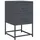 vidaXL Nachttisch Anthrazit 36x39x60,5 cm Stahl