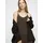 MOSHI MOSHI MIND "moshi moshi mind Top stretch", Damen, Gr. S, stone braun, Obermaterial: 72% Modal, 23% Polyamid, 5% Elasthan, Tops