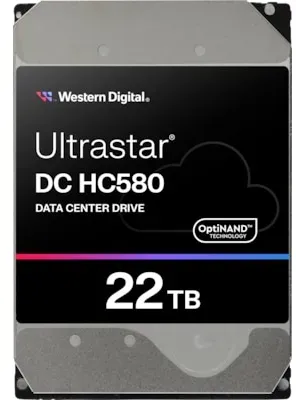 Western Digital Ultrastar DC HC580 0F62784 - 22 TB 3,5 Zoll SATA 6 Gbit/s