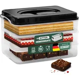 Novaliv Kuchen-Transportbox 40 x 30 cm 1-tlg. transparent