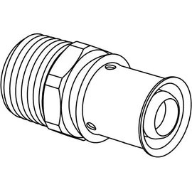 Uponor S-Press Plus Übergangsnippel 32 mm x R 1'